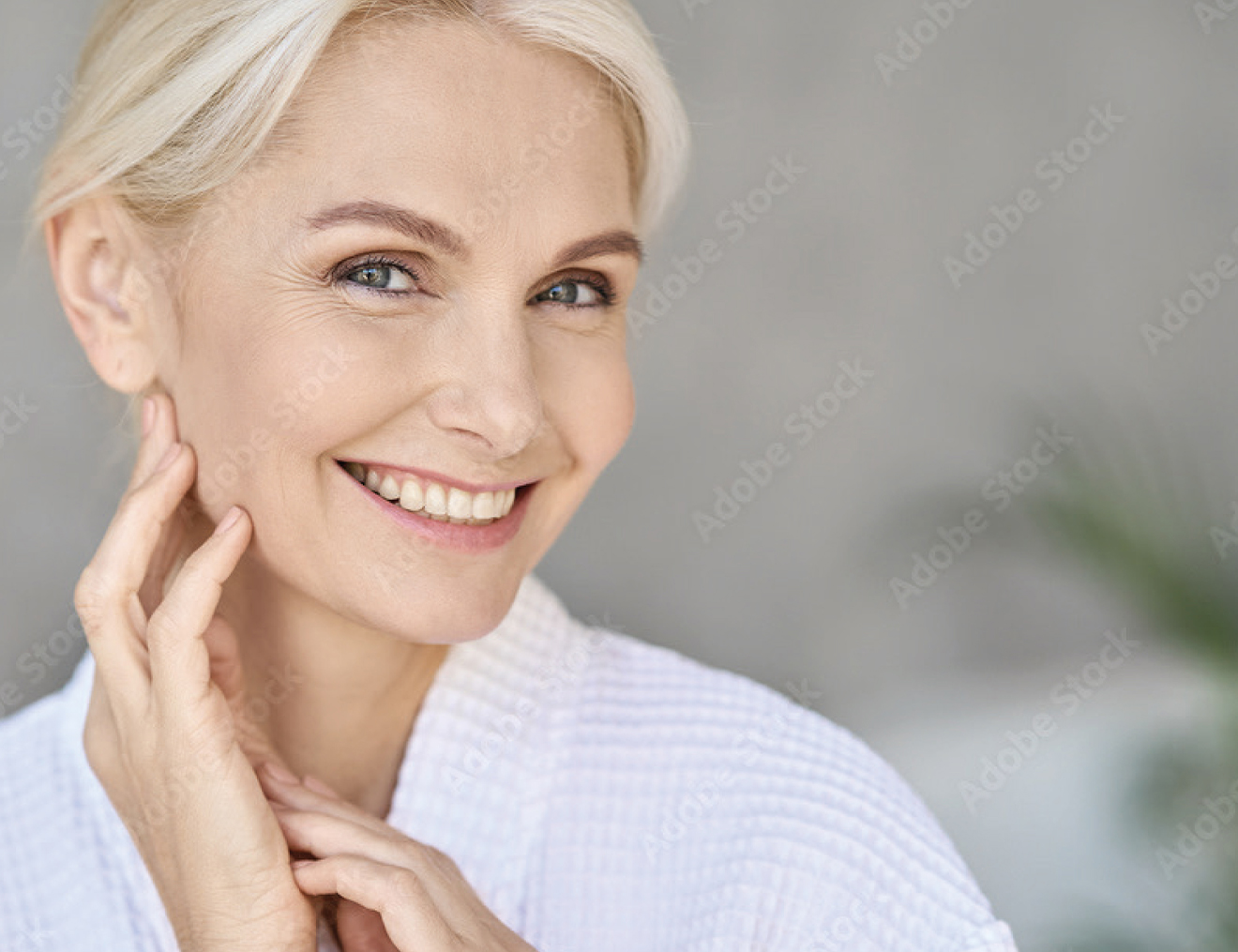 Femme de 50 ans en cure de luxothérapie